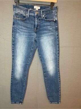 Lucky Brand Ava Mid Rise Skinny Jeans 6/28 Medium Wash Stretch Denim Lucky You